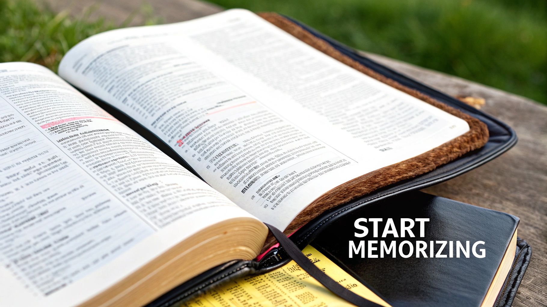 Scripture memory using musical techniques