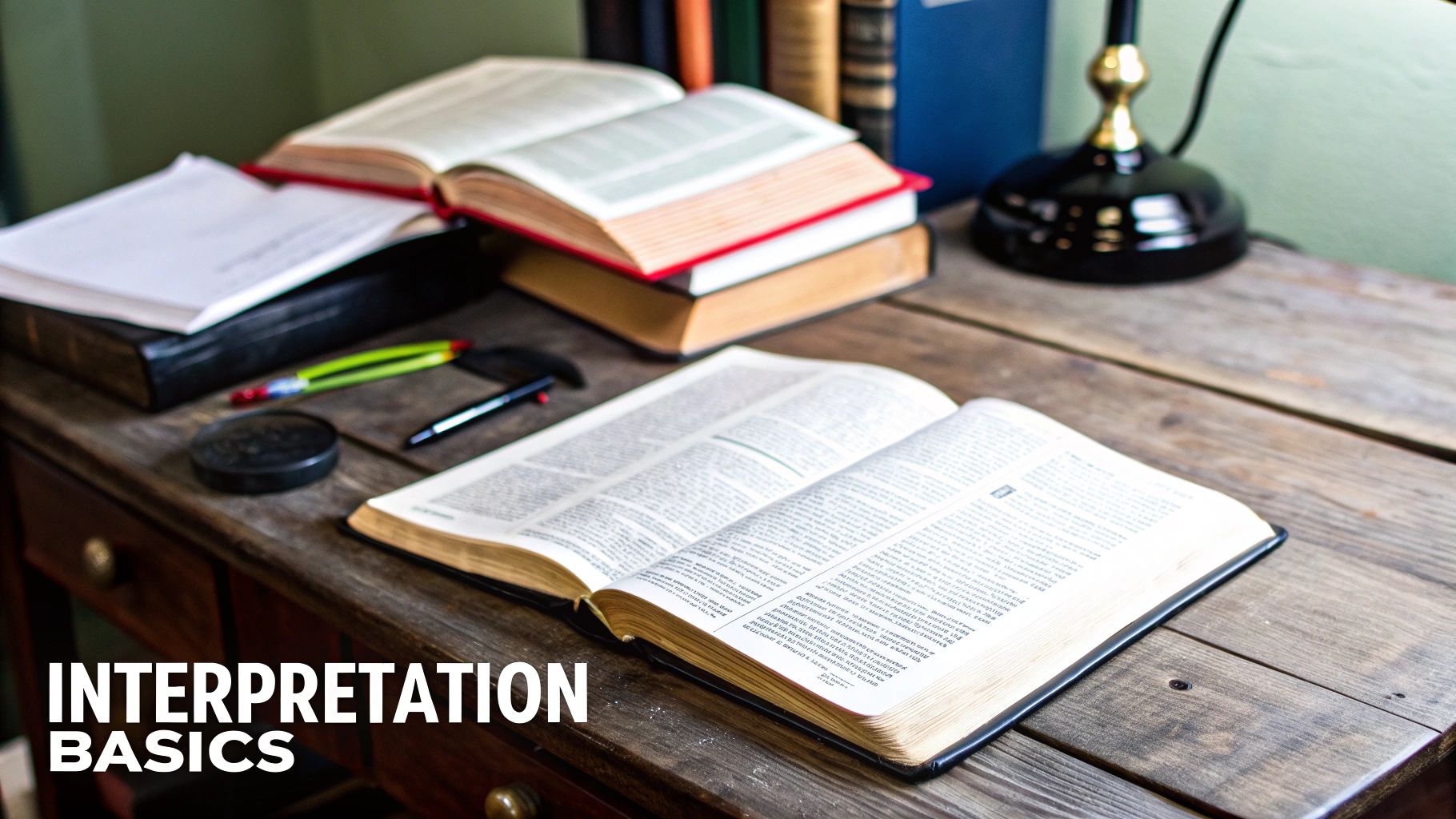 Starting Your Biblical Interpretation Journey