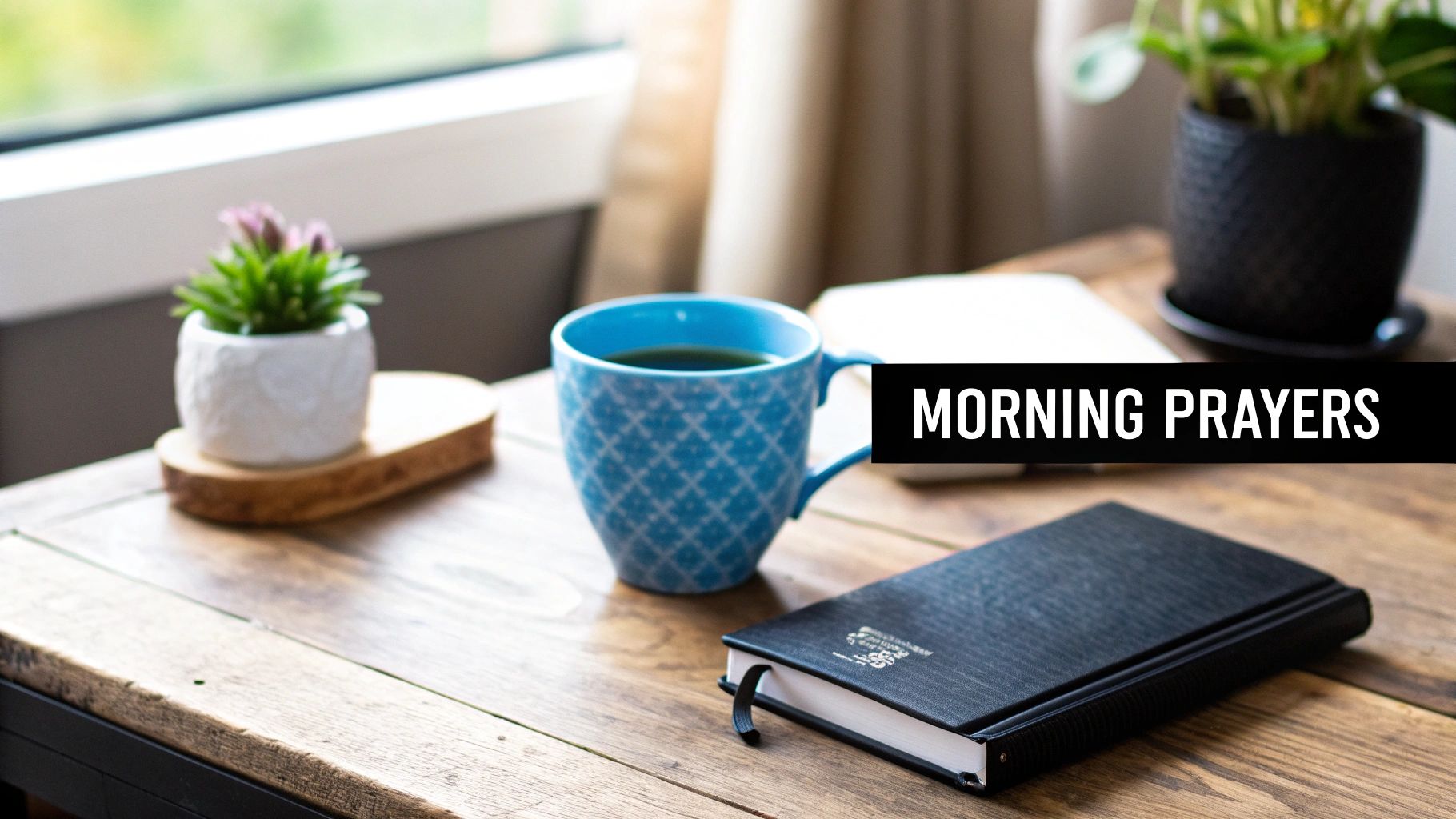 A woman sitting in a chair with a prayer journal and pen.