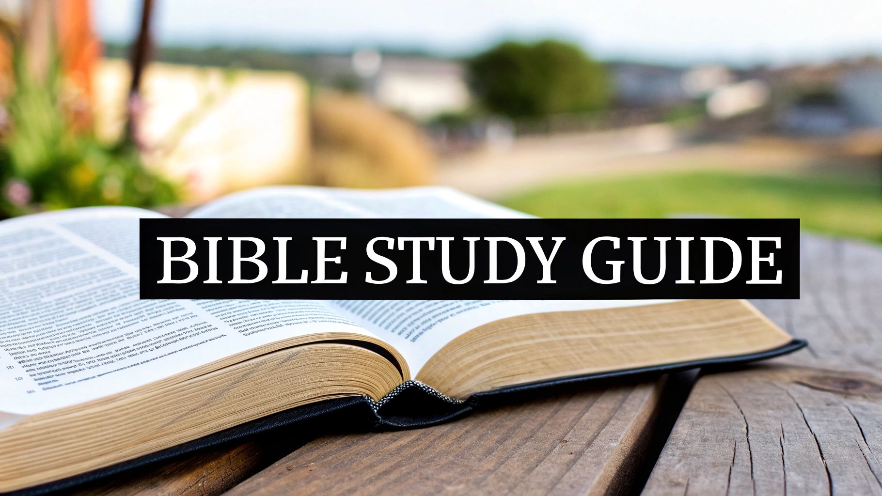 Starting your Bible study journey